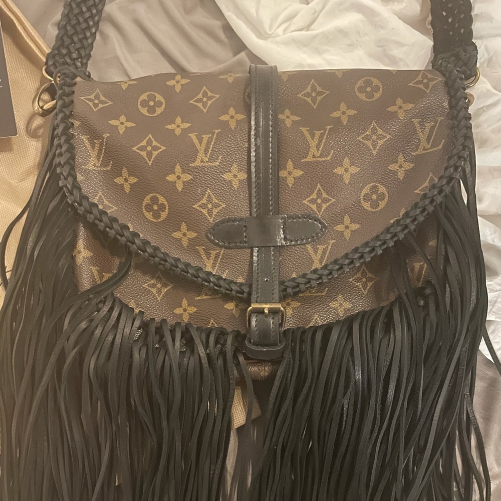 vintage boho satchel crossbody - Picture 13 of 16